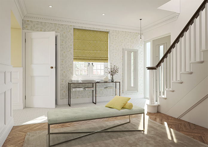 Newquay, Mustard - Roman Blind - Image 6